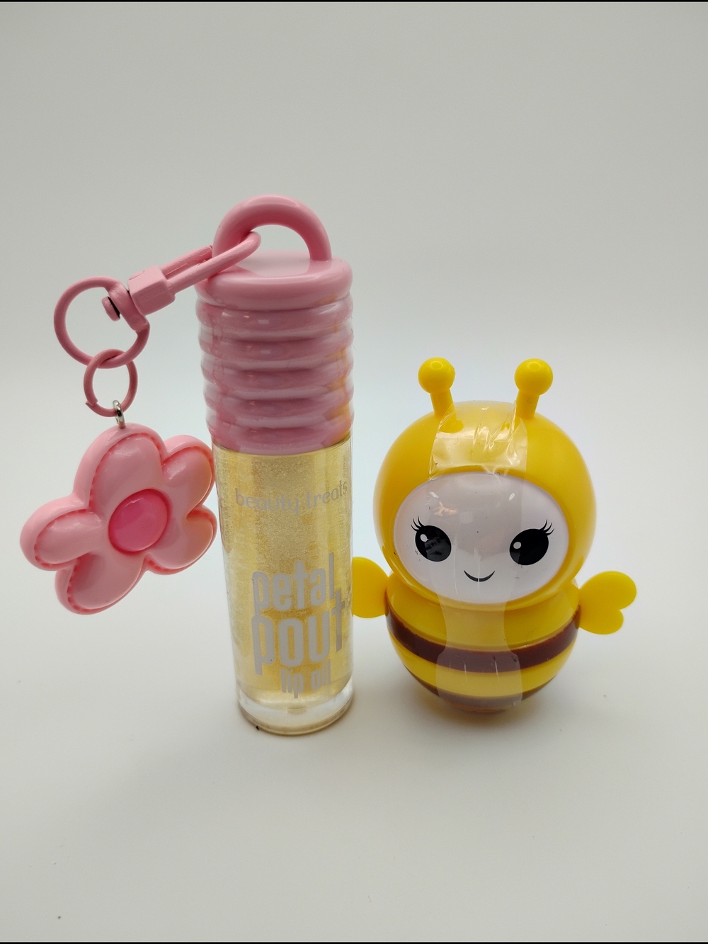 Petal Pout Pink Lip Oil By Beauty Treats & Bumblebee Lip Balm - Picture 6 of 6